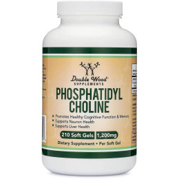 Фосфатидилхолін Double Wood Supplements Phosphatidylcholine Complex 1200 mg 210 softgels