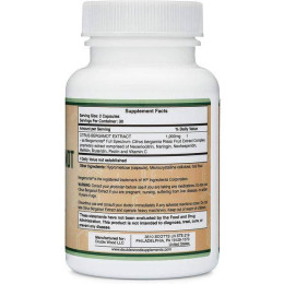 Екстракт цитрусового бергамоту Double Wood Supplements Citrus Bergamot Extract 1000 mg 60 capsules