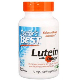 Лютеин Doctor's Best Lutein with OptiLut 10mg 120 caps Doctor's Best