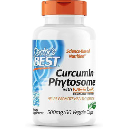 Куркумин Doctor's Best Curcumin Phytosome, Featuring Meriva, 500 mg, 60 Veggie Caps Doctor's Best