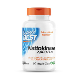 Наттокіназа Doctor's Best Best Nattokinase, 2,000 FU, 90 Veggie Caps Doctor's s Best