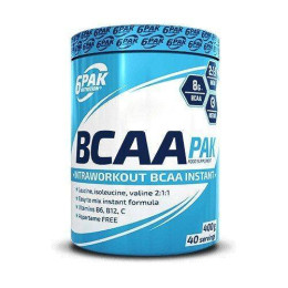 Амінокислоти BCAA Pak 400 gr (Cactus-Lemon) 6Pak