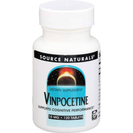 Vinpocetine, 10 mg, 120 Tablets Source Naturals