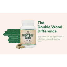 Добавка Double Wood Horny Goat Weed 1000 mg 90capsules