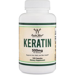 Кератин Double Wood Keratin 500 mg (на 2 капсули), 120capsules