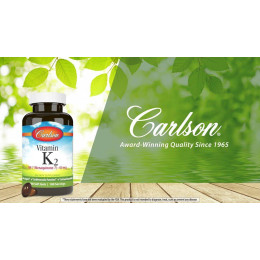 Витамин К2 Carlson Vitamin K2 MK-7, 45 mcg, 90 Soft Gels Carlsson