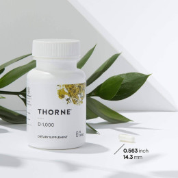 Вітамін D3 Thorne Research D-1000, 90 Capsules Thorne Research