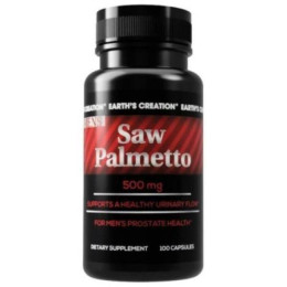 Экстракт плодов пальмы сереноа Earths Creation Saw Palmetto 500 mg 100 caps Earth's Creation