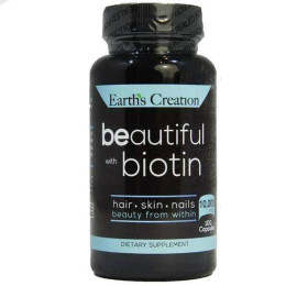 Биотин Earth‘s Creation Beautiful Biotin 10,000 mcg 100 caps Earth's Creation