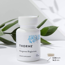 Бісгліцинат марганцю Thorne Research Manganese Bisglycinate, 60 Capsules Thorne Research