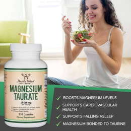 Таурат магния Double Wood Magnesium Taurate 1500 mg 210 capsules