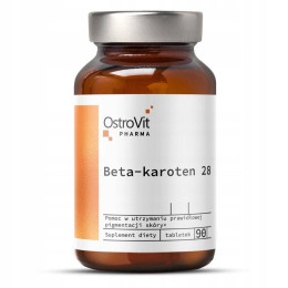 Бета-каротин Ostrovit Pharma Beta-karoten 28 90 tabs OstroVit