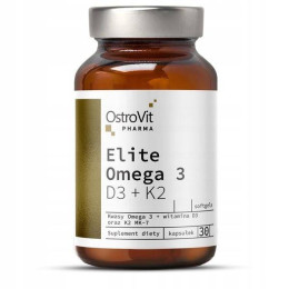 Омега 3 D3 + K2 Ostrovit Pharma Elite Omega 3 D3 + K2 30 caps OstroVit