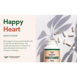 Бенфотиамин Double Wood Benfotiamine 300 mg 120 capsules