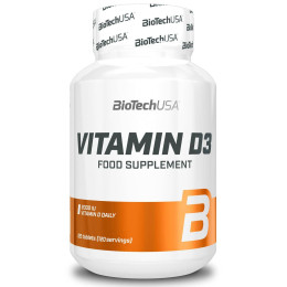 Вітамін D3 BioTech Vitamin D3 120 tabs BioTech