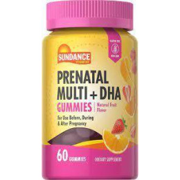 Prenatal Multivitamin with DHA 60 Gummies (Natural Fruit) Sundance