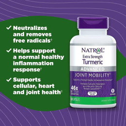 Extra Strength Turmeric, Advanced, 60 Capsules Natrol