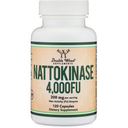 Наттокіназа Double Wood Nattokinase 200 mg 4000 FU 120 capsules