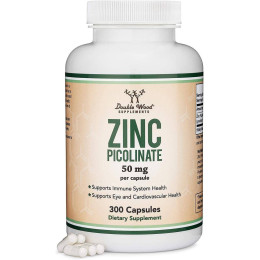 Пиколинат цинка Double Wood Zinc Picolinate 50 mg 300 capsules