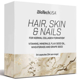 Комплекс для шкіри, волосся та нігтів Biotech Hair, Skin & Nails 54 caps BioTech