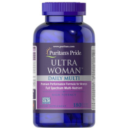 Комплекс витаминов и минералов для женщин Puritan's Pride Ultra Woman Daily Multi Timed Release 180 Caplets Puritan's Pride