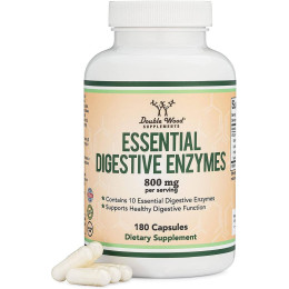 Пищеварительные ферменты Double Wood Essential Digestive Enzymes 800 mg, 180capsules