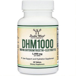 Дигидромирицетин (ДГМ) + Электролиты Double Wood DHM 1000 mg + Electrolytes 30tabl