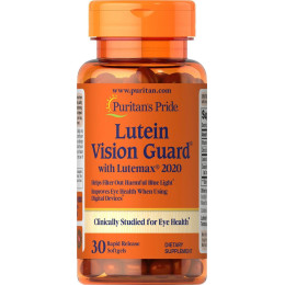 Лютеин с зеаксантином и цинком Puritan's Pride Lutein Blue Light Vision Guard with Lutemax® 2020 with Zinc 30 Puritan's Pride