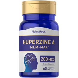 Huperzine A MEMMAX, 200 mcg, 60 Quick Release Capsules Piping Rock