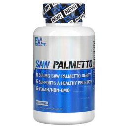 Екстракт пальметто Evlution Nutrition Saw Palmetto 500 mg 60 Veggie Capsules Evlution Nutrition