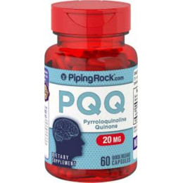 Пірролохінолін хінон Piping Rock PQQ Pyrroloquinoline Quinone 20 mg 60 Capsules Piping Rock