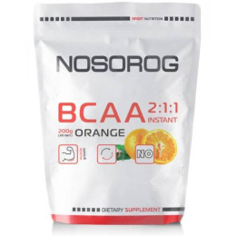 Аминокислоты Nosorog Nutrition BCAA 211 200 г (Малина) NOSOROG