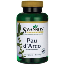 За д'ко Pau d'Arco 500mg 100 caps Swanson