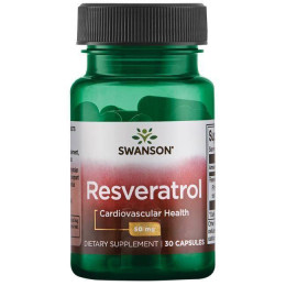 Ресвератрол Swanson Resveratrol 50 mg 30 caps Swanson