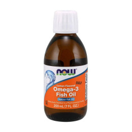 Омега-3 NOW Omega-3 Fish Oil Liquid 200 ml (Lemon)