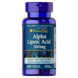 Альфа-липоевая кислота Alpha Lipoic Acid 300 mg 60 Capsules Puritan's Pride