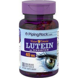 Lutein + Zeaxanthin 40 mg 90 Softgels Piping Rock