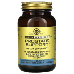 Gold Specifics Prostate Support 60 Vegetable Capsules Solgar