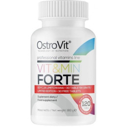 Вітамінно-мінеральний комплекс OstroVit Vit&Min FORTE 120tabs OstroVit