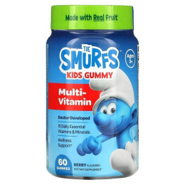 Мультивітаміни для дітей The Smurfs Kids Gummy Multi-Vitamin Ages 3+ 60 Gummies (Berry)