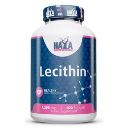 Лецитин Haya Labs Lecithin 1200mg 100softgels