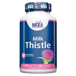 Расторопша Haya Labs Milk Thistle 100mg 60 caps