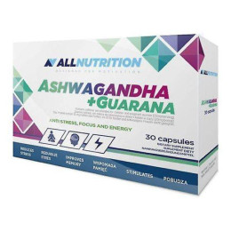 Ашваганда + Гуарана AllNutrition Ashwagandha + Guarana 30 caps AllNutrition