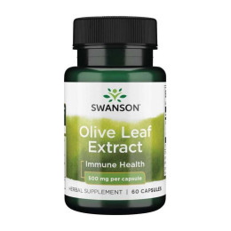 Экстракт оливковых листьев Swanson Olive Leaf Extract 500 mg 60 Caps Swanson