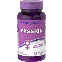 Травяной комплекс для женщин Piping Rock Passion for Women 60 Quick Release Capsules Piping Rock