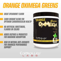 Антиоксидантный комплекс Controlled Labs Orange OxiMega Greens Antioxidant Complex 327 g (Spearmint) Controlled Labs