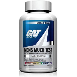 Вітаміни та мінерали для чоловіків GAT Men's Multi+Test, Multivitamin with Testosterone Support 150tabs German American Technologies