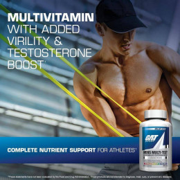 Витамины и минералы для мужчин GAT Men's Multi+Test, Multivitamin with Testosterone Support 150tabs German American Technologies