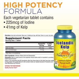 Icelandic Kelp 1000 Tablets Nature's Life