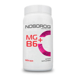 Магній + Вітамін B6 Nosorog Nutrition Mg+B6 90табл NOSOROG